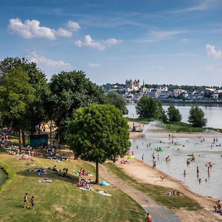 Le Bois Flotte - Maison Au Coeur De La Loire Entre Ville Et Nature Saumur Luaran gambar